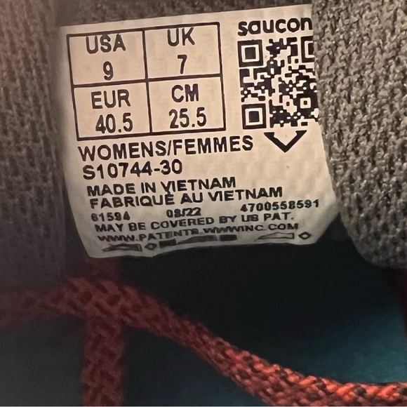 Saucony Excursion TR16 Trail Running Shoe - Women's size 9 - Picture 7 of 8